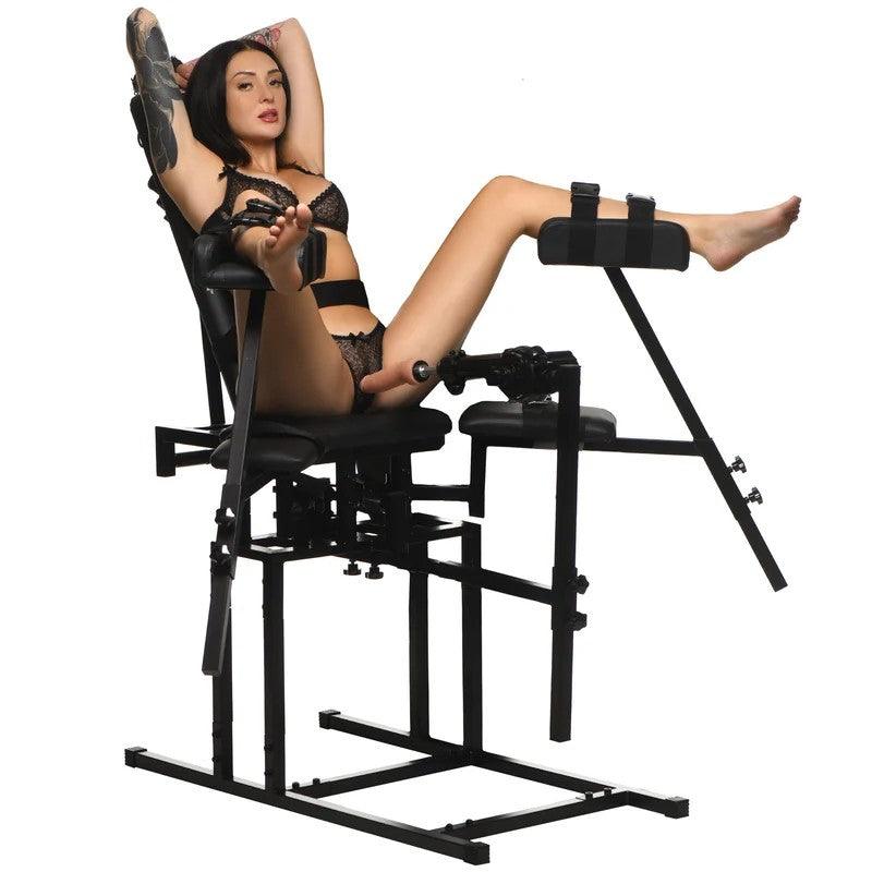 LegSpreaderObedienceChairwithSexMachine