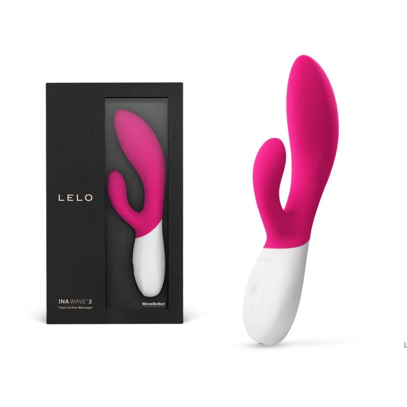Lelo–“InaWave2”Triple-ActionVibrator(Cerise)