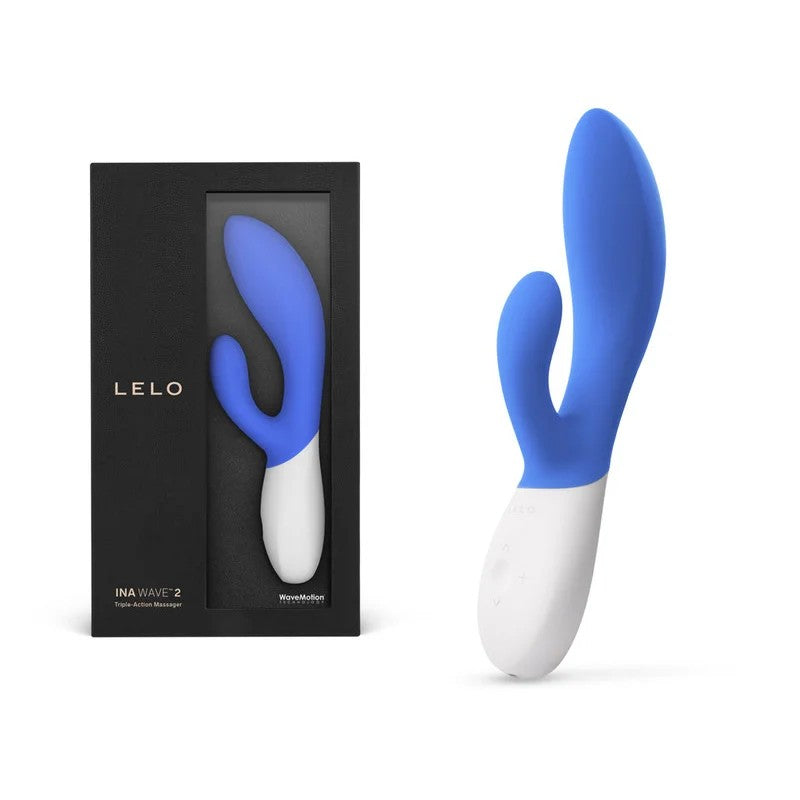 Lelo–“InaWave2”Triple-ActionVibrator(CaliforniaSky)