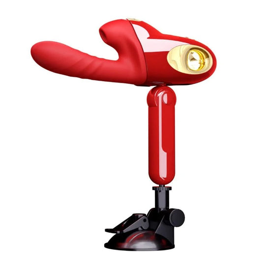 LetenNewGenerationofImpactMassageVibratorTelescopicSuckingFemaleGunMachineAdultMasturbator