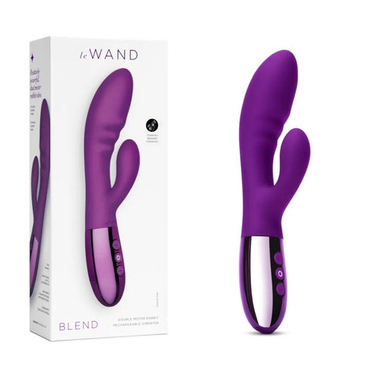 LeWand–“Blend”DoubleMotorRabbitRechargeableVibrator(Cherry)
