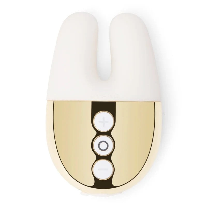 LeWand–DoubleVibe“Ears”ClitoralVibrator(Gold/White)