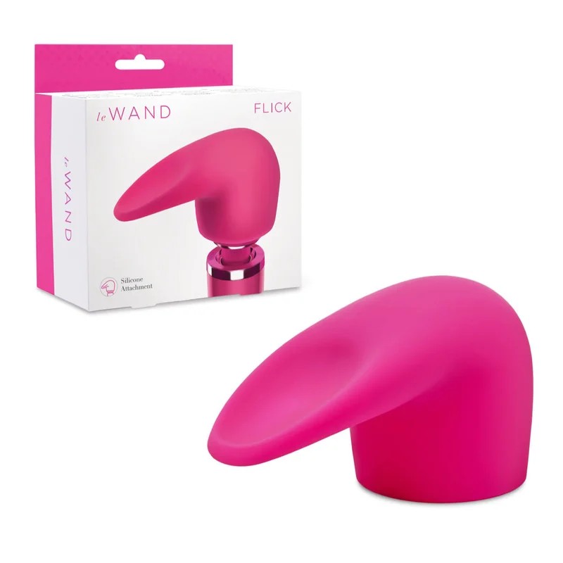 LeWand–“Flick”SiliconeWandAttachment(Pink)