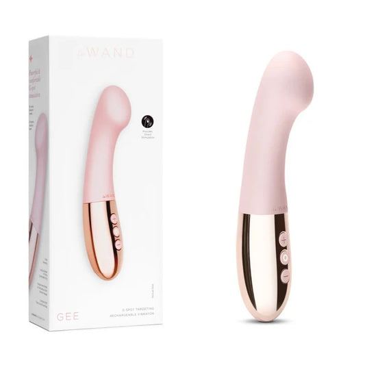 LeWand–“Gee”G-SpotTargetingRechargeableVibrator(RoseGold)