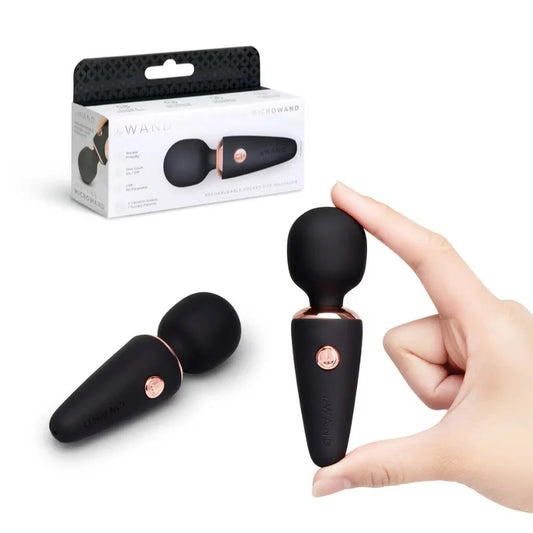LeWand–MiniVibeMicrowandRechargeablePocketSizeMassager–(Black)
