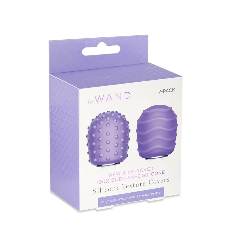 LeWand–SiliconeTextureCovers2packforLeWandPetite(Violet)