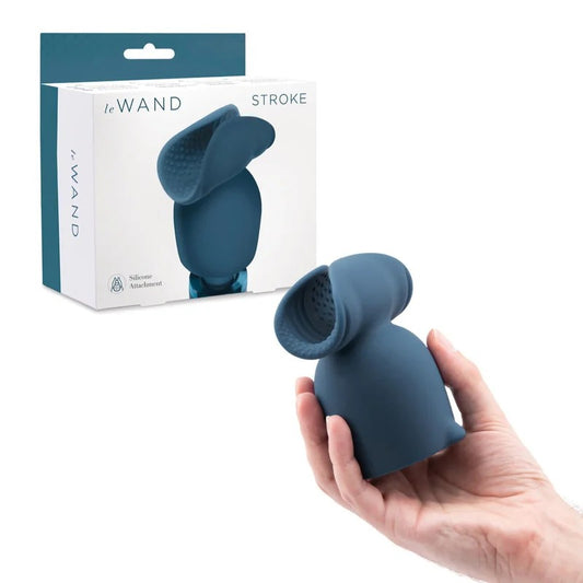 LeWand–“Stroke”SiliconeWandAttachment(Blue)