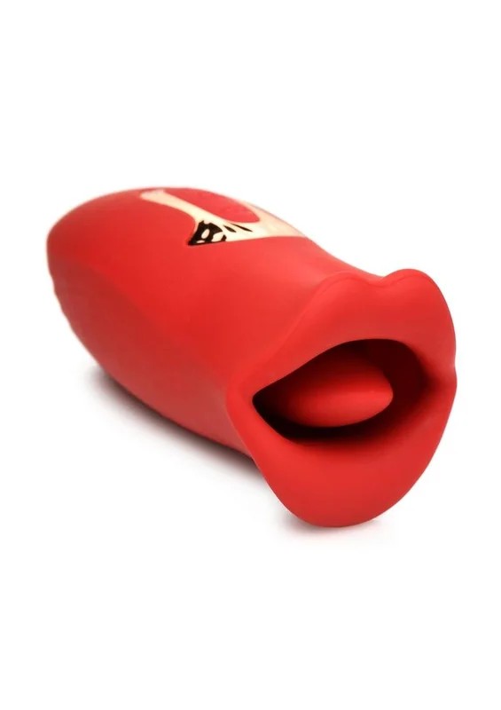LickgasmKissandTellMiniKissingVibratingRechargeableSiliconeClitoralStimulator