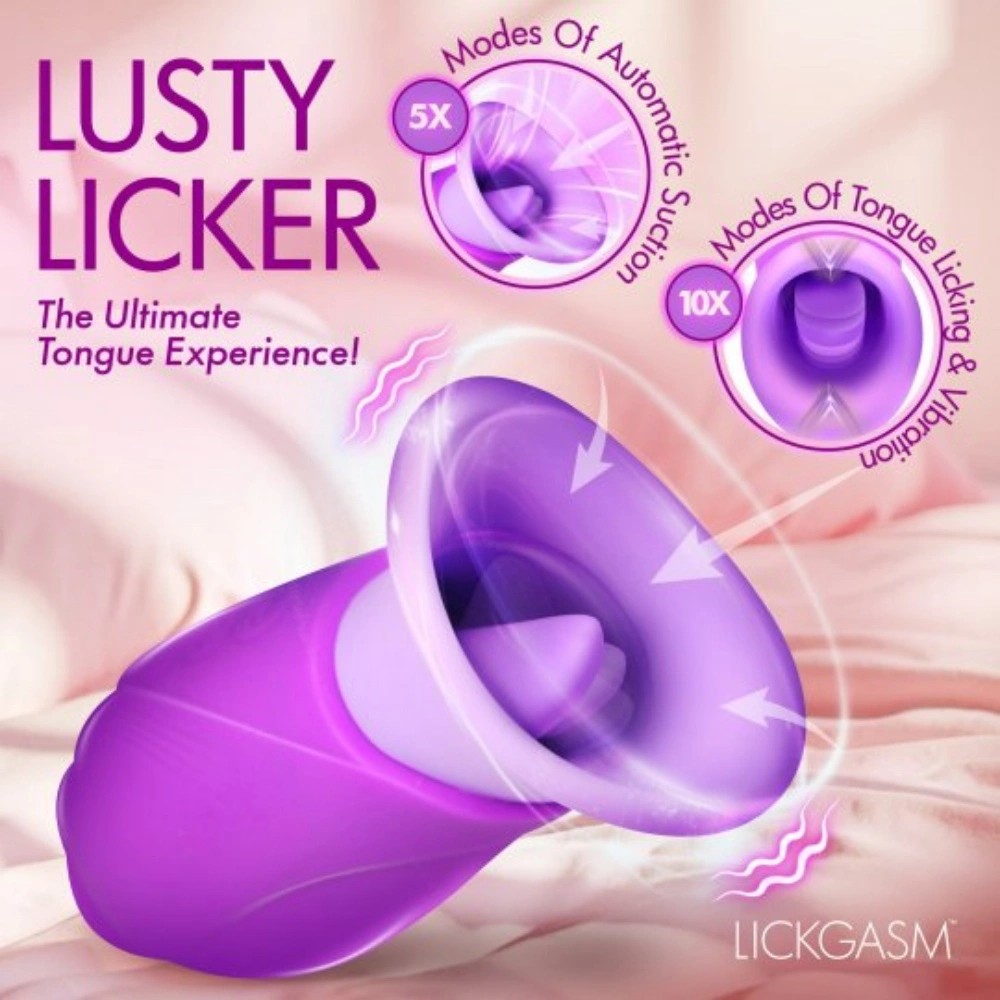 LickgasmTongueLicking&SuckingClitorisVibratorPussyMassagerQuiteVibeForSoloPlay
