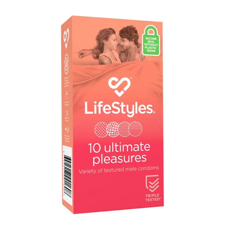 Lifestyles–UltimatePleasuresVarietyTexturedCondoms(10pk)