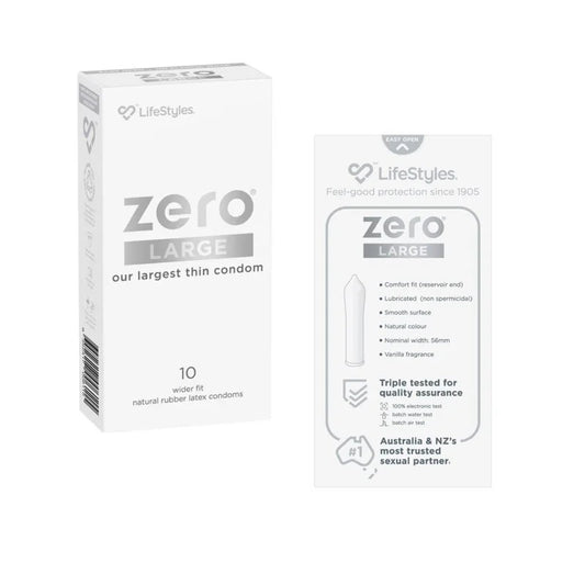 LifestyleZeroLargeOurThinnestCondom(10pkLatex)