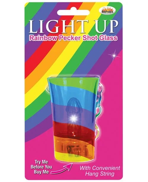 LightUpRainbowPeckerShotGlass