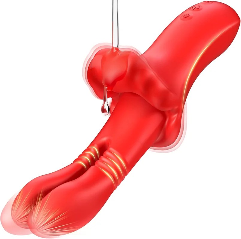 LipLuxeMouthClitoralVibrationThrustingGSpotVibrator