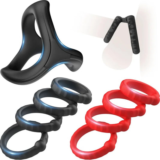 LiquidSiliconeCockRingSet