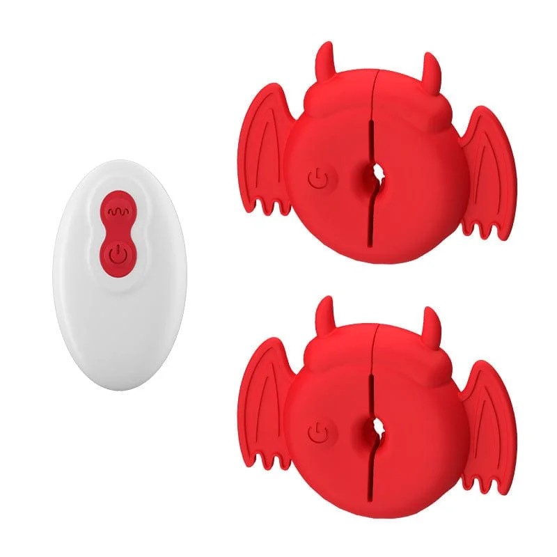 LittleDevilBreastTeasingVibratingNippleClamps