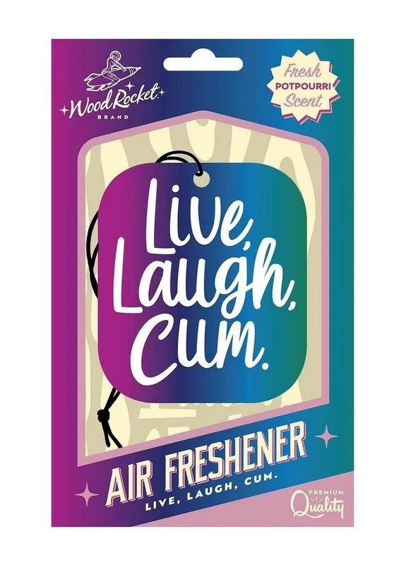 Live,Laugh,CumAirFreshener