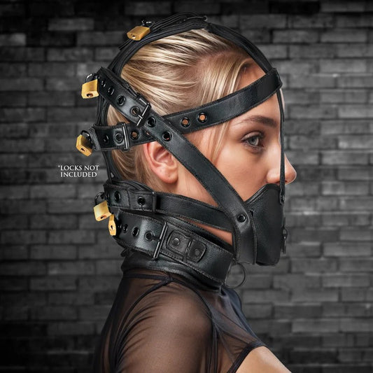 LockableHeadHarnesswithMuzzle