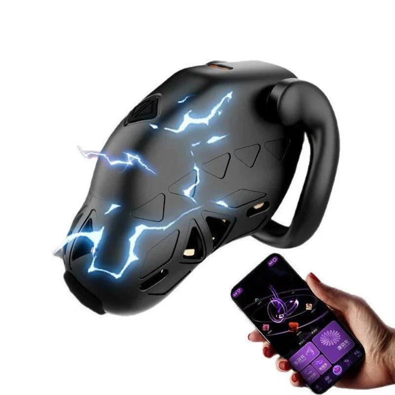 LOCKINKElectricShockCageAppSmartChastityCageRemotely