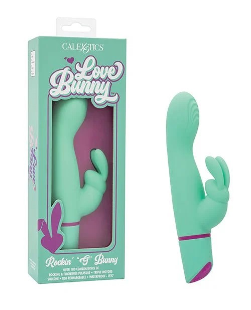 LoveBunnyRockin“G”Bunny–Turquoise