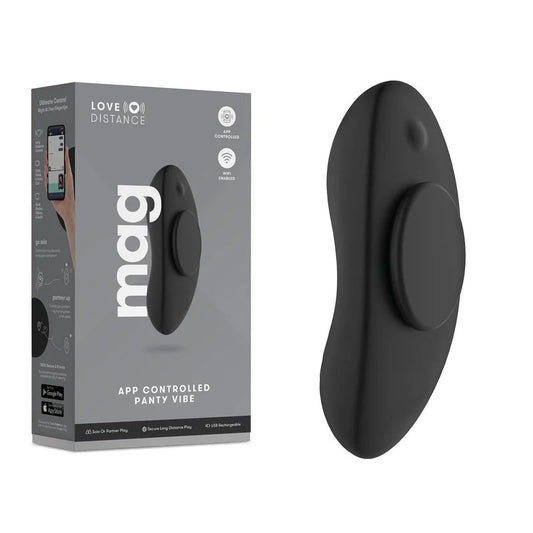 LoveDistance–“Mag”AppControlledVibratingPanty(Black)