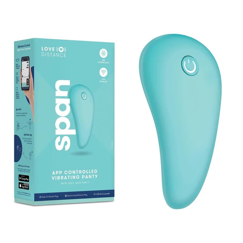 LoveDistance–“Span”AppControlledVibratingPanty(Aqua)