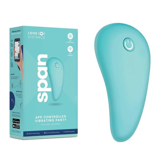 LoveDistance–“Span”AppControlledVibratingPanty(Aqua)