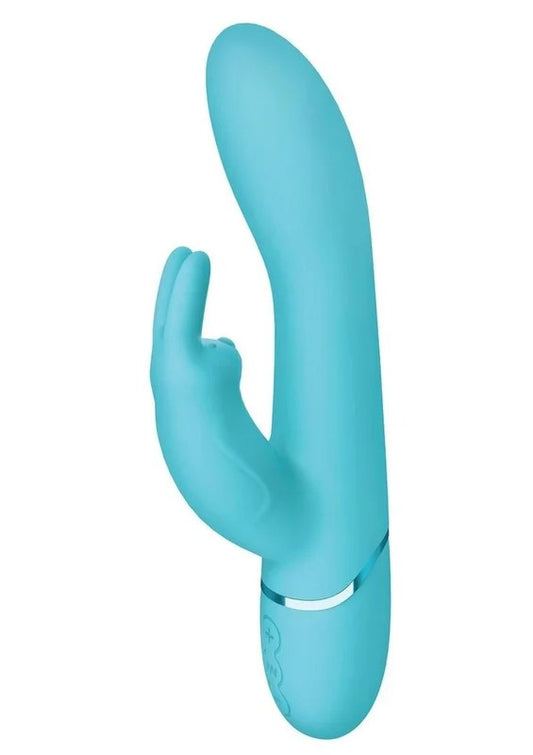 LoveDistanceReceiveAppControlledSiliconeRechargeableRabbitVibrator