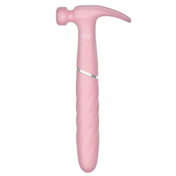 LoveHamma–Round-TipThrustingHammer-ShapedVibrator(LightPink)