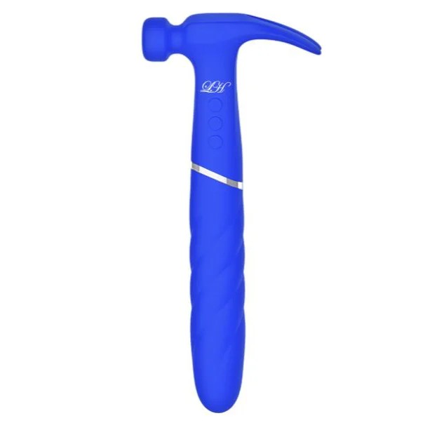 LoveHamma–Round-TipThrustingHammer-ShapedVibrator(Blue)