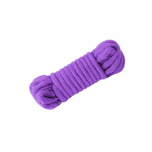 LoveInLeather–10mCottonBondageRope|Purple