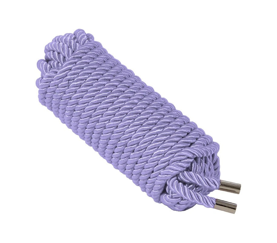 LoveInLeather–10MetresSatinRope(Lilac)