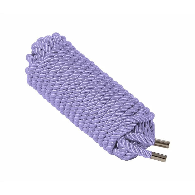 LoveInLeather–10mSilkCottonRope|Lilac