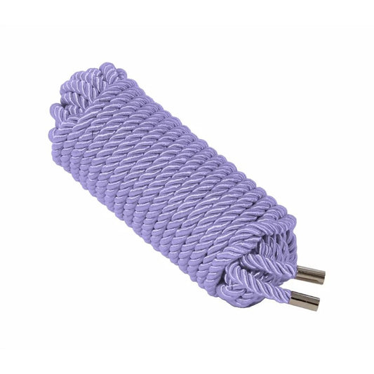 LoveInLeather–10mSilkCottonRope|Lilac