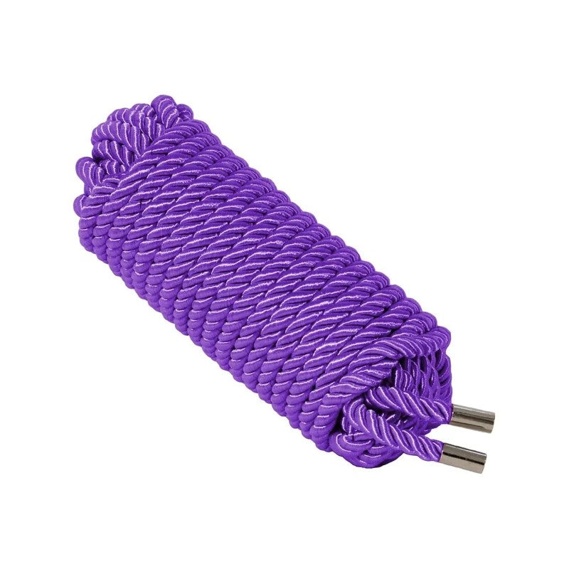 LoveInLeather–10mSilkCottonRope|Purple