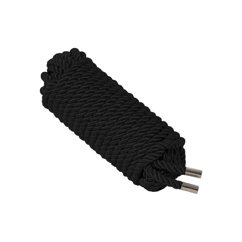 LoveInLeather–10mSilkCottonRope|Black