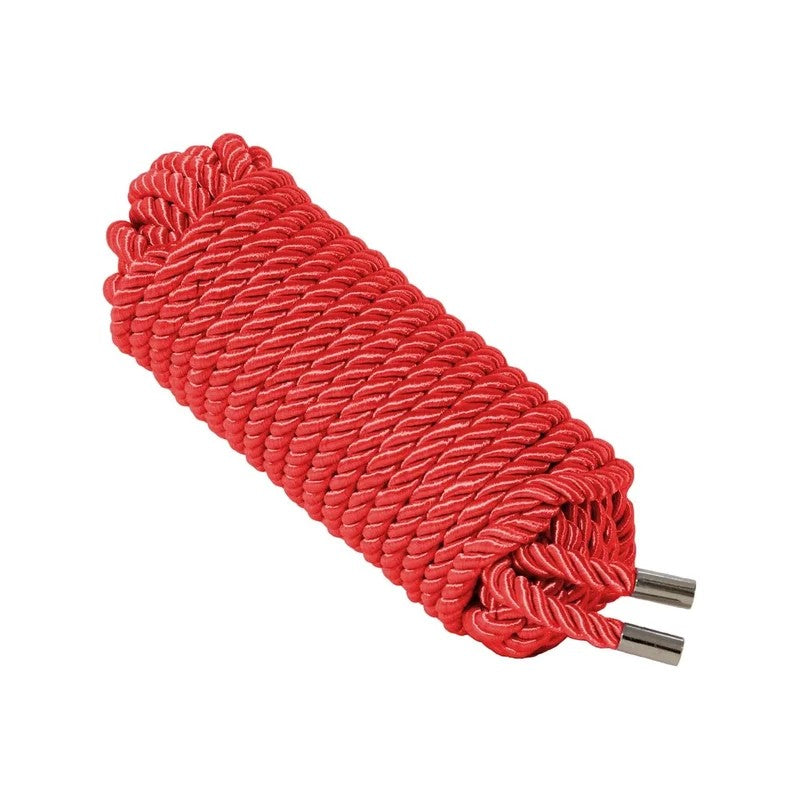 LoveInLeather–10mSilkCottonRope|Red