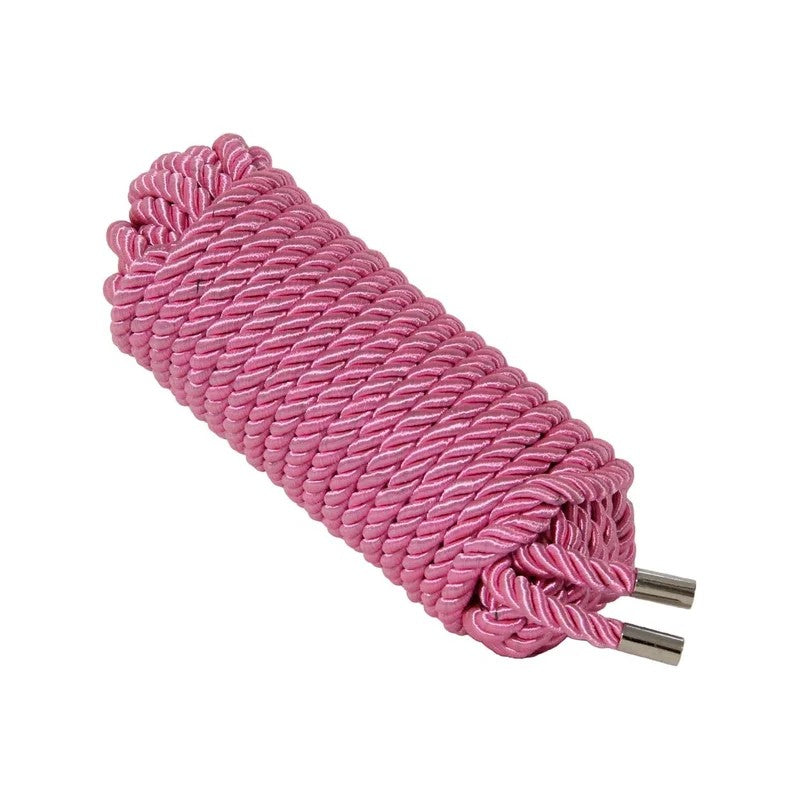 LoveInLeather–10mSilkCottonRope|Pink