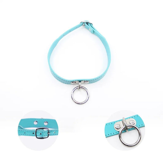LoveInLeather–BerlinBabyCollar(LightBlue)