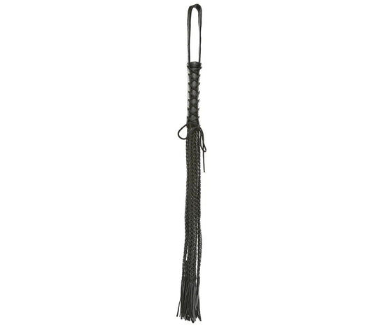 LoveInLeather–CorsetHandledWhip(Black)