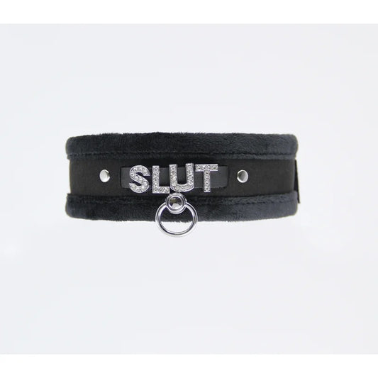 LoveInLeather–DiamanteSlutCollar|Black