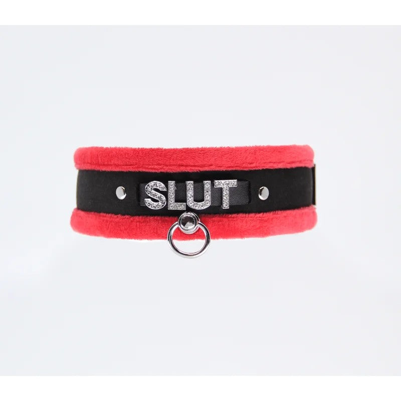 LoveInLeather–DiamanteSlutCollar|Red
