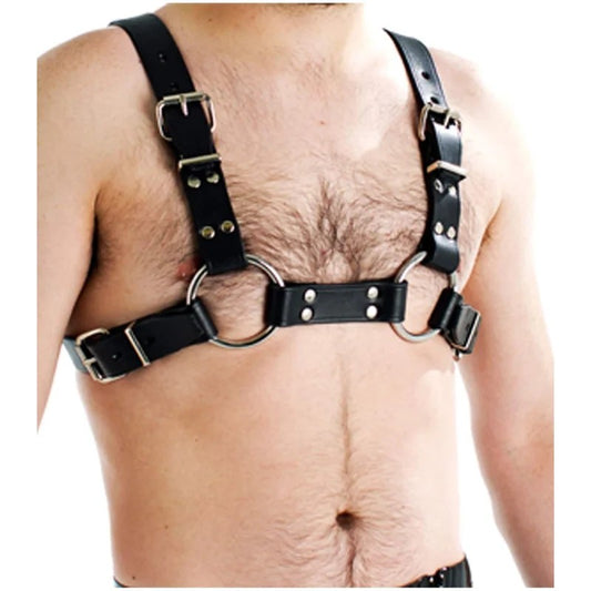 LoveInLeather–DoubleShoulderBulldogBraceHarness|AustralianMade