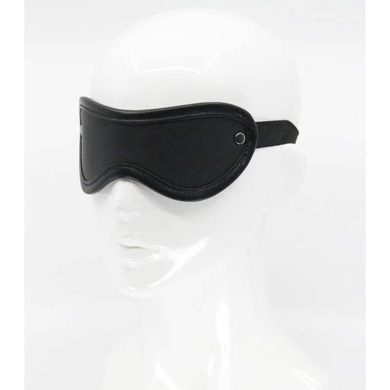 LoveInLeather–LeatherBlindfold|Pewter