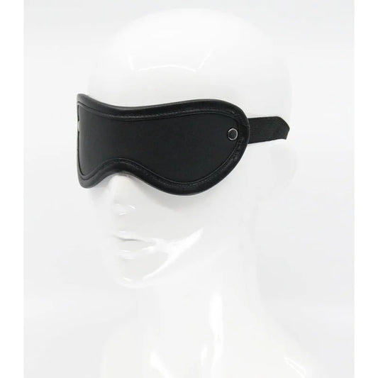 LoveInLeather–LeatherBlindfold|Pewter