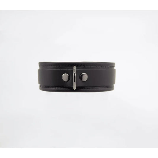 LoveInLeather–LeatherCollarw/LockableBuckle|Pewter