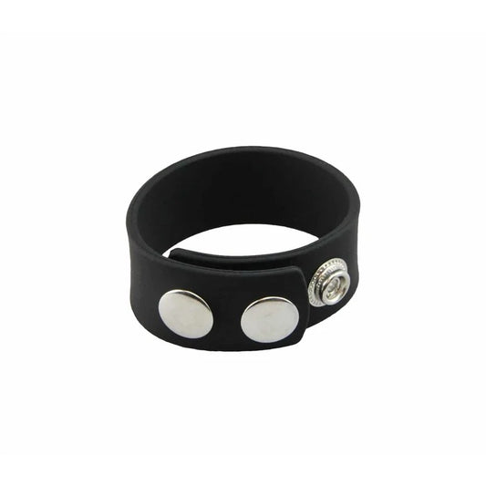 LoveInLeather–QuickReleaseSiliconeCockBand|Black