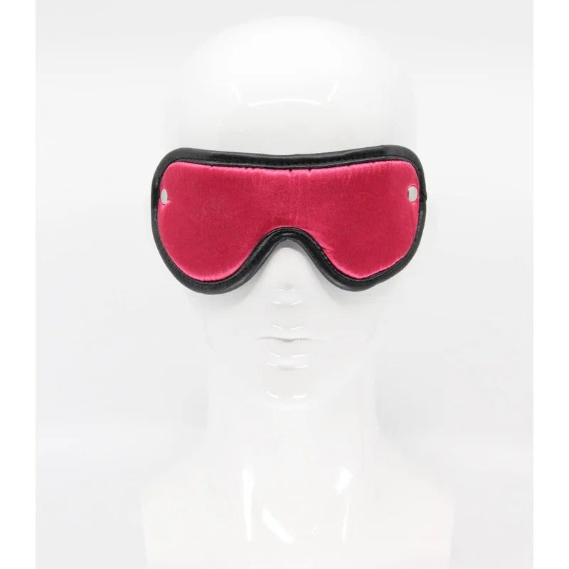 LoveInLeather–SatinBlindfold|Red