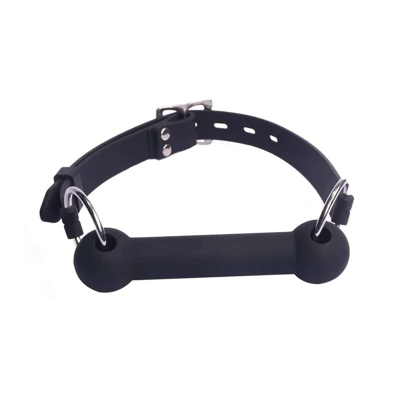 LoveInLeather–SiliconeBiteGag|Black