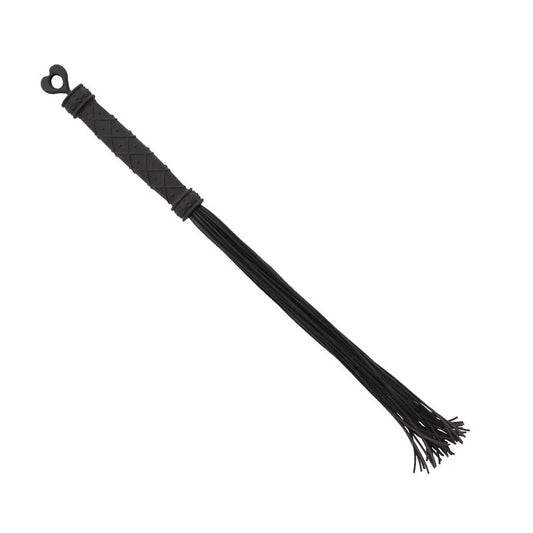 LoveinLeather–SiliconeCat‘O’NineTailsFlogger(Black)