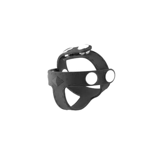 LoveInLeather–SiliconeCockStrap&T-BarBallDivider|Black